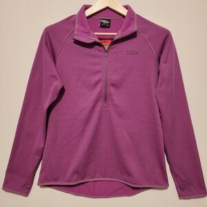 Eddie Bauer Women's Activator Grid Fleece Half-Zip Lightweight Warmth Jacket